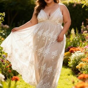 Elegant Floral Maxi Dress